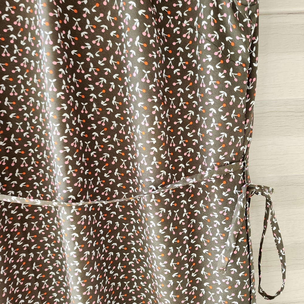 Boden Cynthia brown cherry print mini dress - Picture 6 of 12